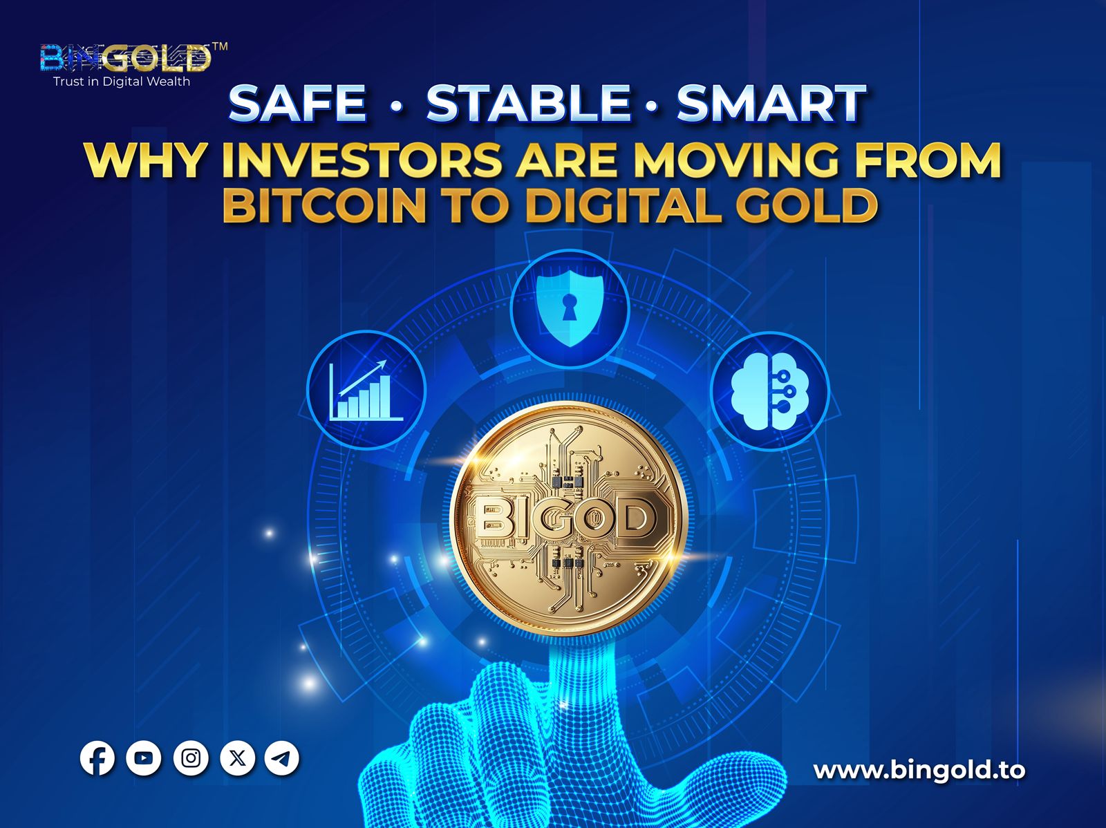Safe, Stable, and Smart: Why Investors Shifted from Bitcoin to Digital Gold