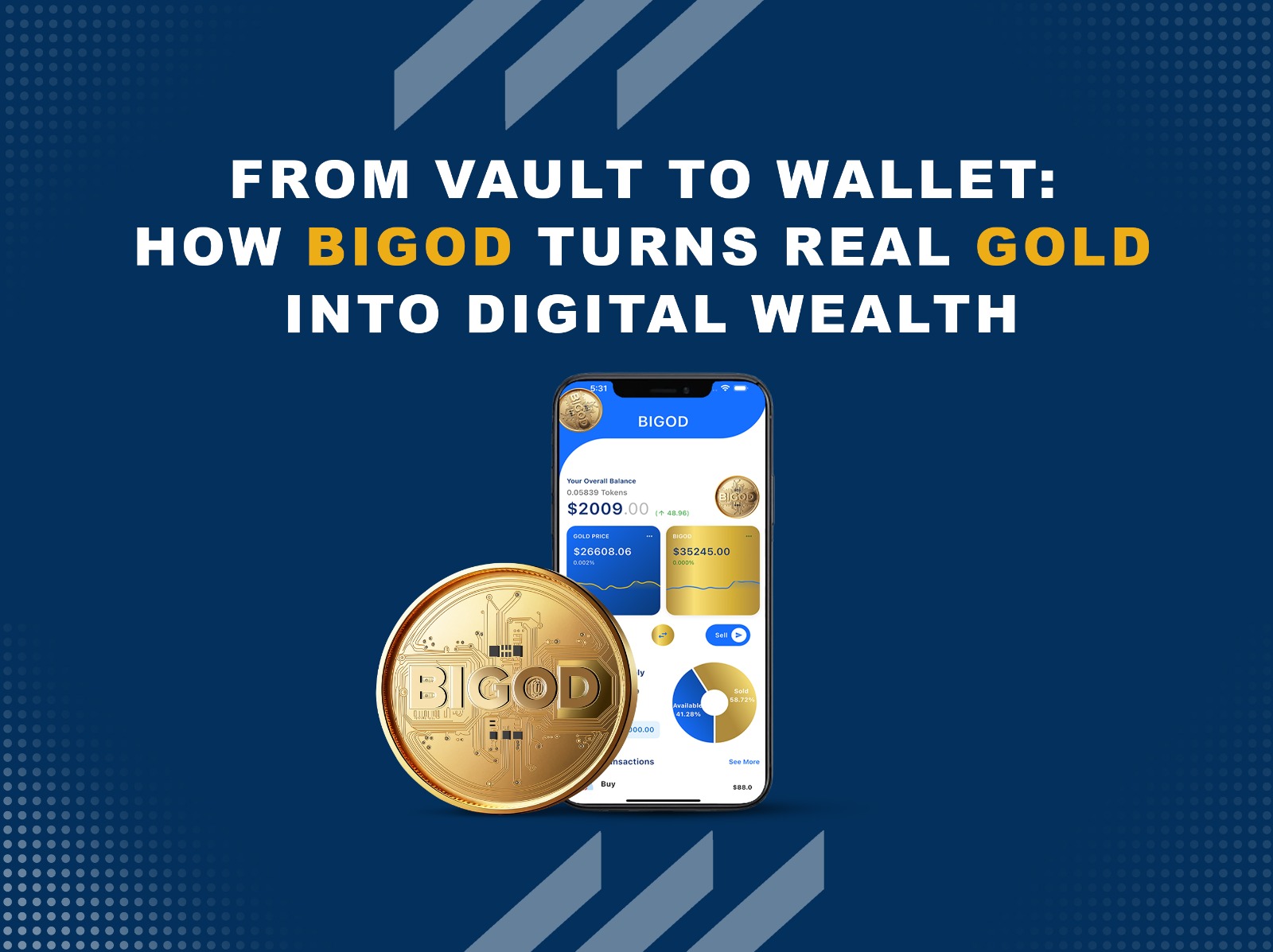 From Vault to Wallet: How Bigod Tokenizes 250g of 24K Gold