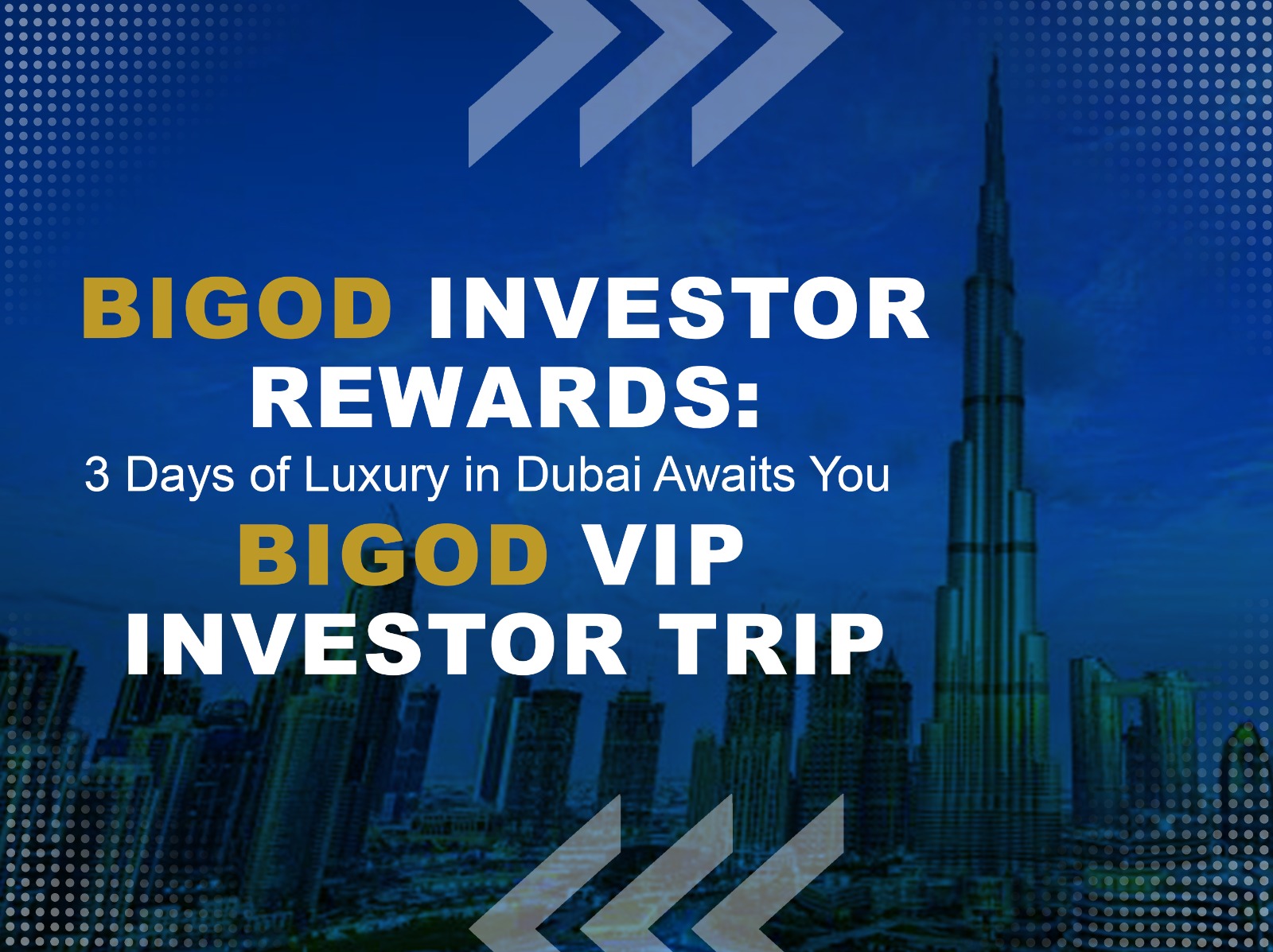 Fly to Dubai with $BIGOD – Exclusive VIP Reward for Elite Gold Investors