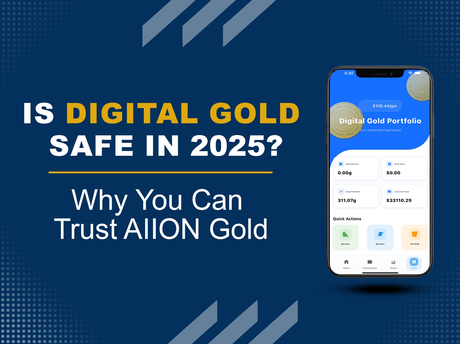Why AIION Gold is Safe – Understanding the Safety of Digital Gold